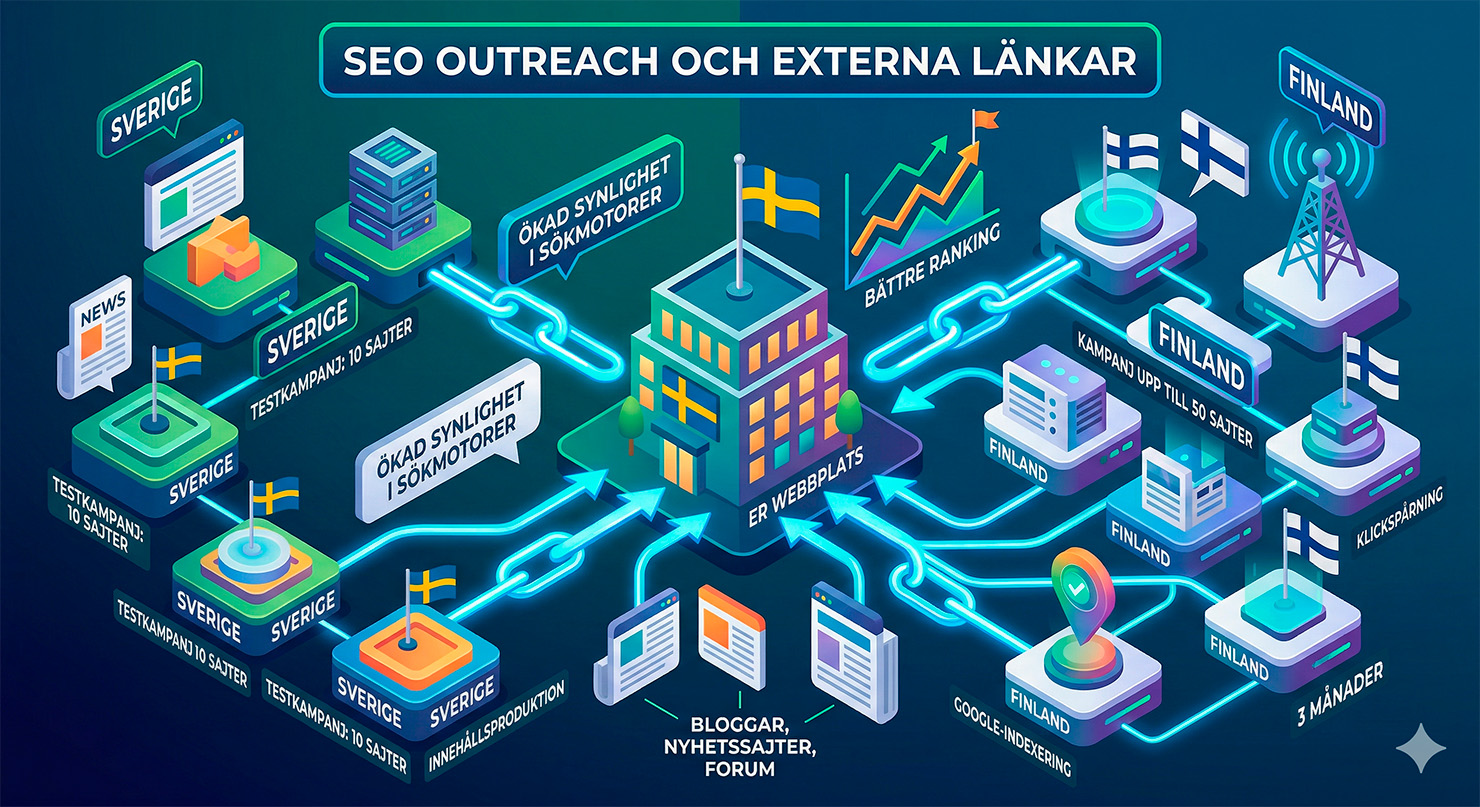 SEO outreach och externa länkar